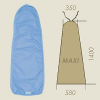 Bezug Modell MAXI hellblau AL A=350 B=1400 C=580 