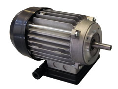 Motor fr Absaugung 230 V, 0,45KW/12x23 mm Achse 